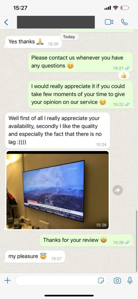 WhatsApp setup conversation screenshot 2